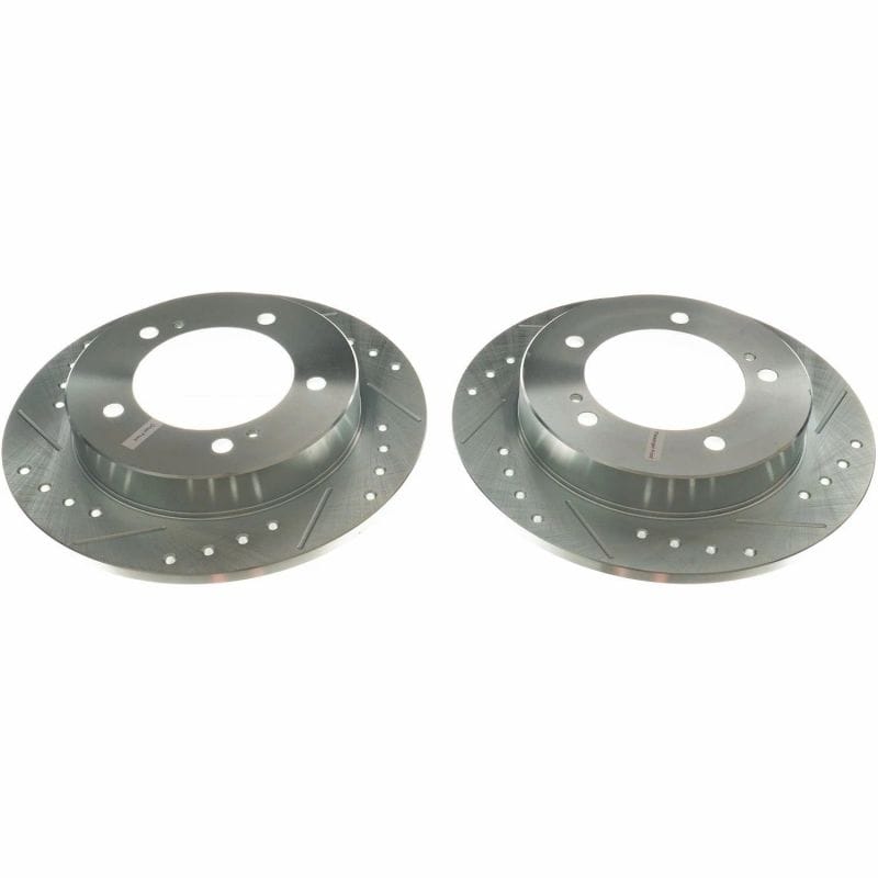 PowerStop — PowerStop Evolution Performance Drilled, Slotted & Plated Brake Rotor Pair
