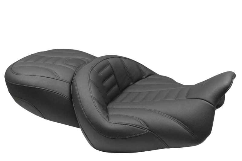 Mustang Motorcycle — Mustang 15-21 Harley Freewheeler Super Touring Deluxe 1PC Seat - Black