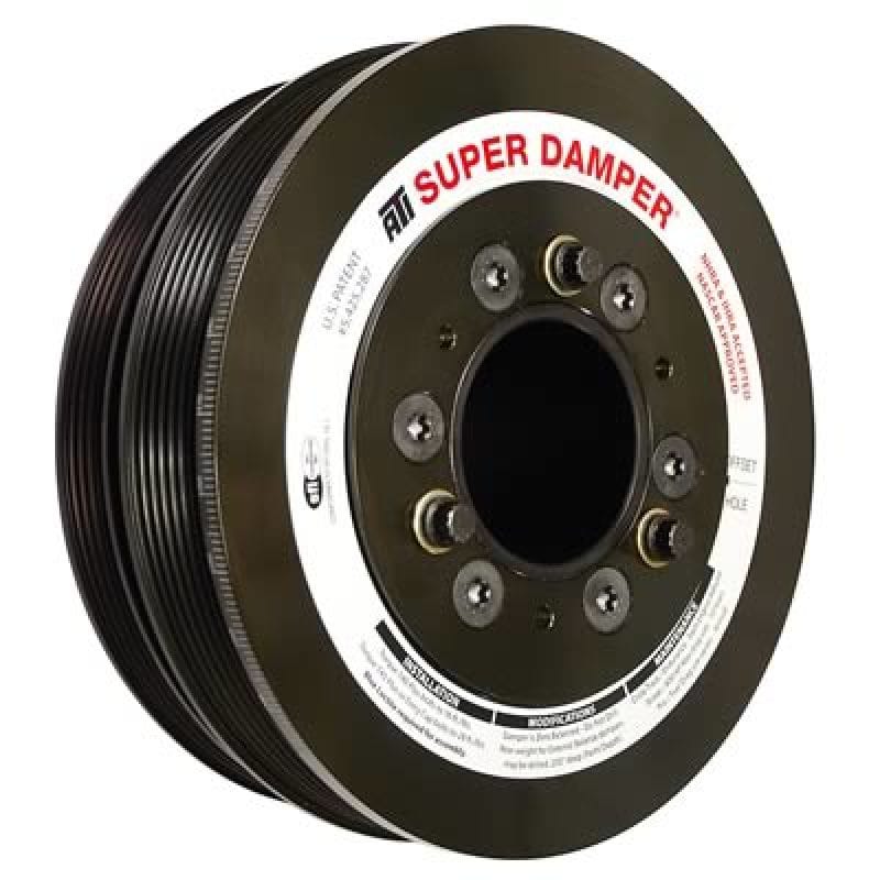 ATI — ATI Damper - 7.425in - Steel LW - 6/4 Grv - LS3 Camaro - 10-15 - Gen 3 Vortec Truck - LS - 3 Ring
