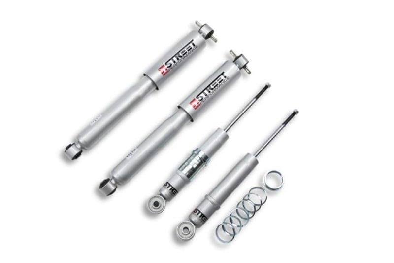 Belltech — STREET PERFORMANCE SHOCK SET (LOWERING) - 9508
STREET PERFORMANCE SHOCK SET (LOWERED)