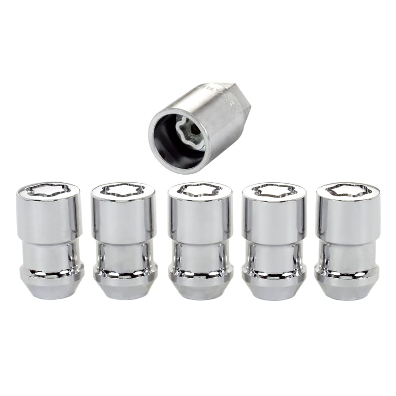 McGard — Cone Seat Exposed Style Wheel Locks-Chrome-5 Lock Set