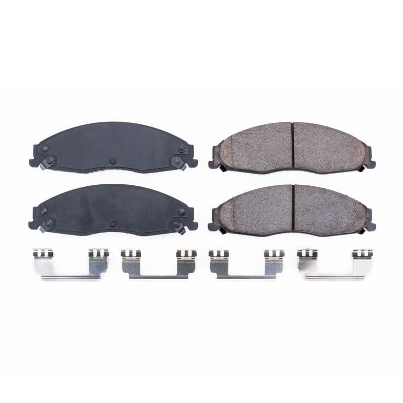 PowerStop — PowerStop - Z17 Low-Dust Ceramic Brake Pads with Hardware
