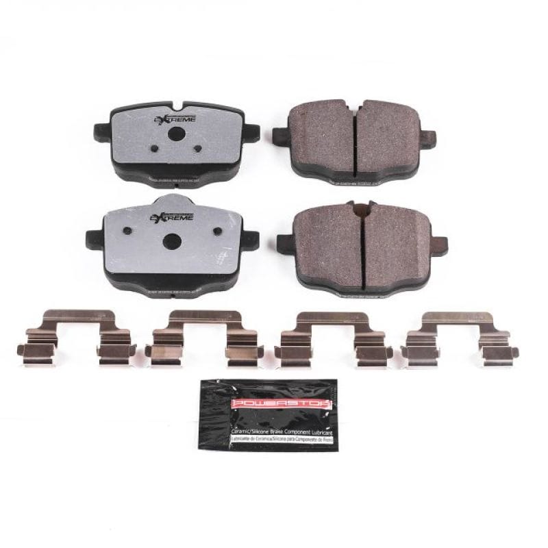 PowerStop — PowerStop - Z26 Performance Carbon-Fiber Ceramic Brake Pads with Hardware Kit