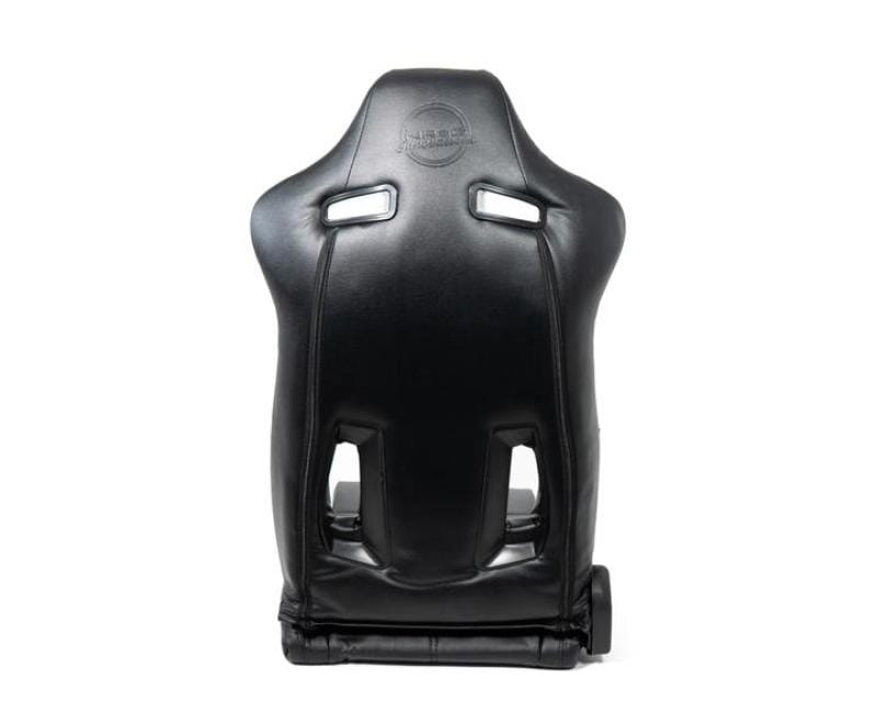 NRG — NRG Reclinable Sport Seats (Pair) The Arrow Black Vinyl w/ Pressed NRG logo w/ Black Stitch