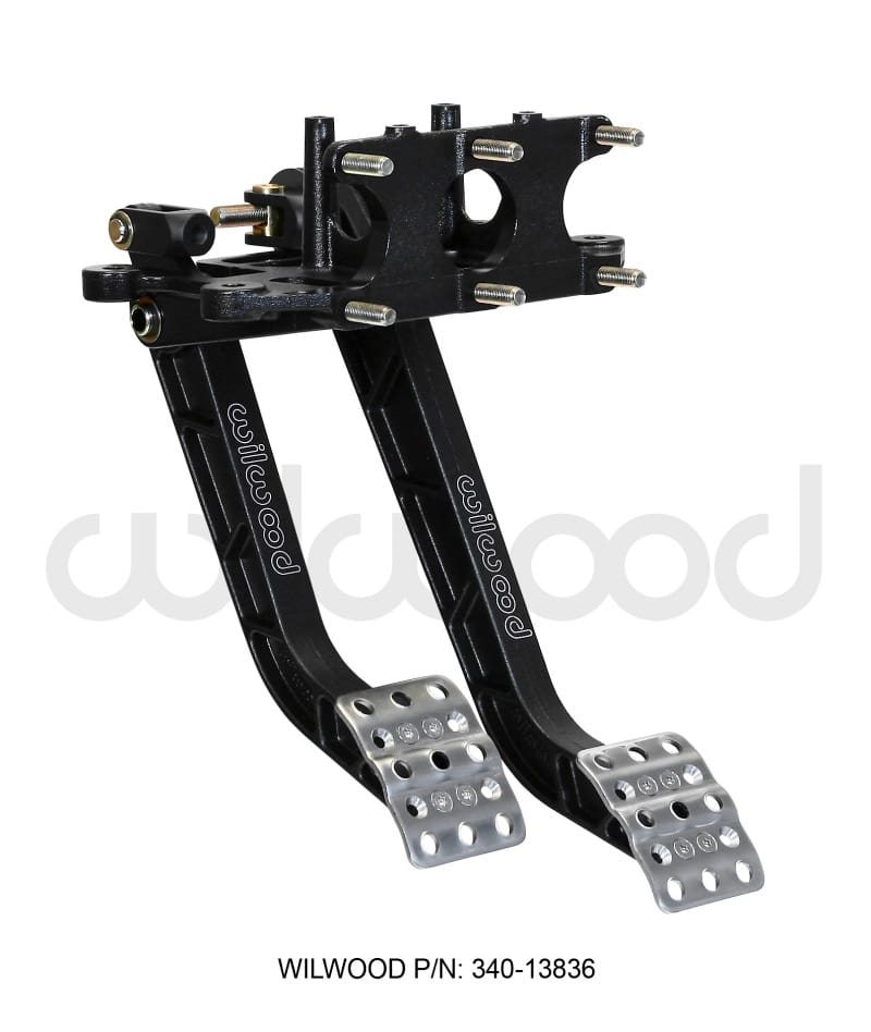 Wilwood — PEDAL ASSEMBLY,REVERSE MT,6.25:1 BRAKE 5:1 CLUTCH,FORGED PEDAL