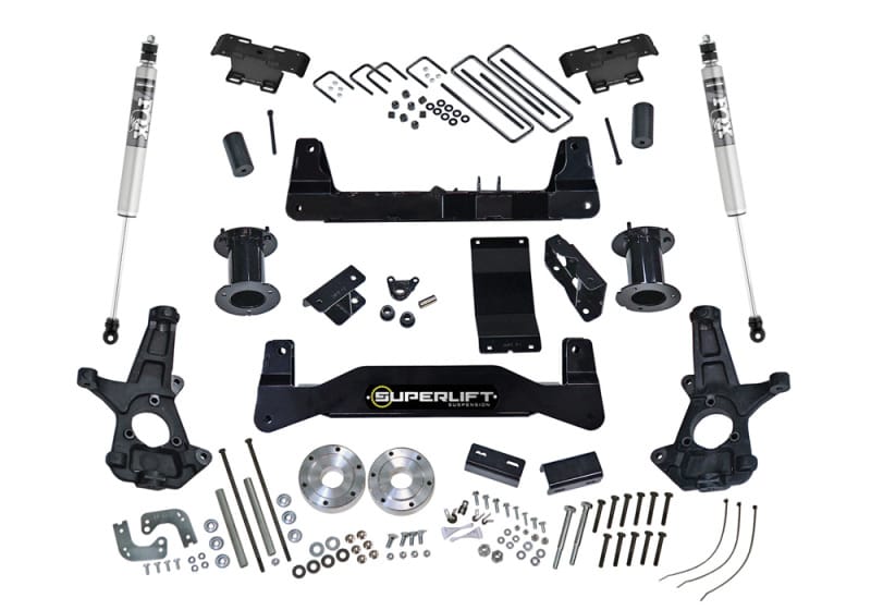 Superlift — 6.5" Lift Kit w/ FOX Shocks - 07-13 Silv/Sierra 1500 4WD
6.5in. Lift Kit w/FOX Shocks-07-13 Silv/Sierra 1500 4WD