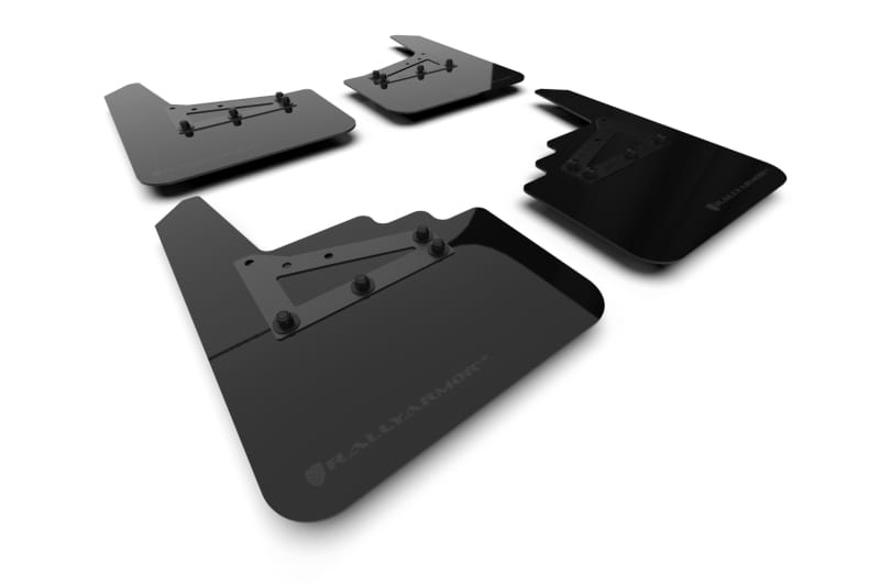 Rally Armor — Black Mud Flap/Metallic Black Logo