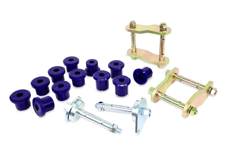 Superpro — Leaf Spring - Bushing and Greaseable Shackle/Pin Kit