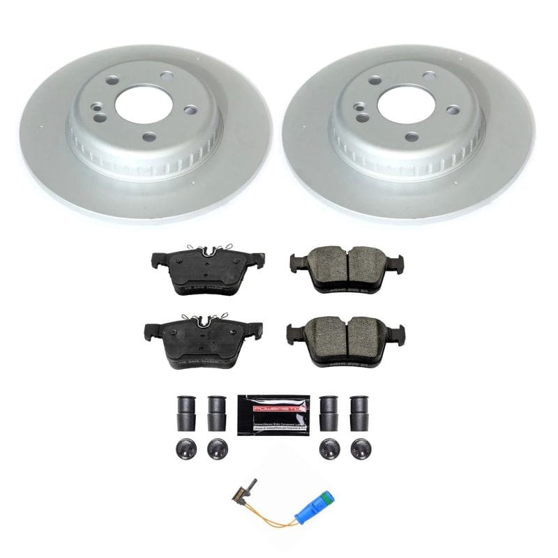 PowerStop — Genuine Geomet Coated Rotor and Carbon-Fiber Ceramic Brake Pad Kit