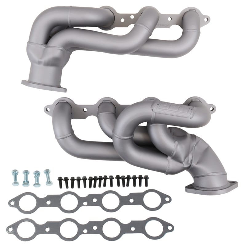 BBK — 2010-15 CHEVROLET CAMARO SS 6.2 LS3/L99 1-3/4 SHORTY HEADERS (TITANIUM CERAMIC)
Shorty Tuned Length Exhaust Header Kit