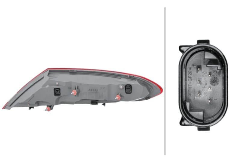 Hella — HELLA Tail Light Assembly 011786231