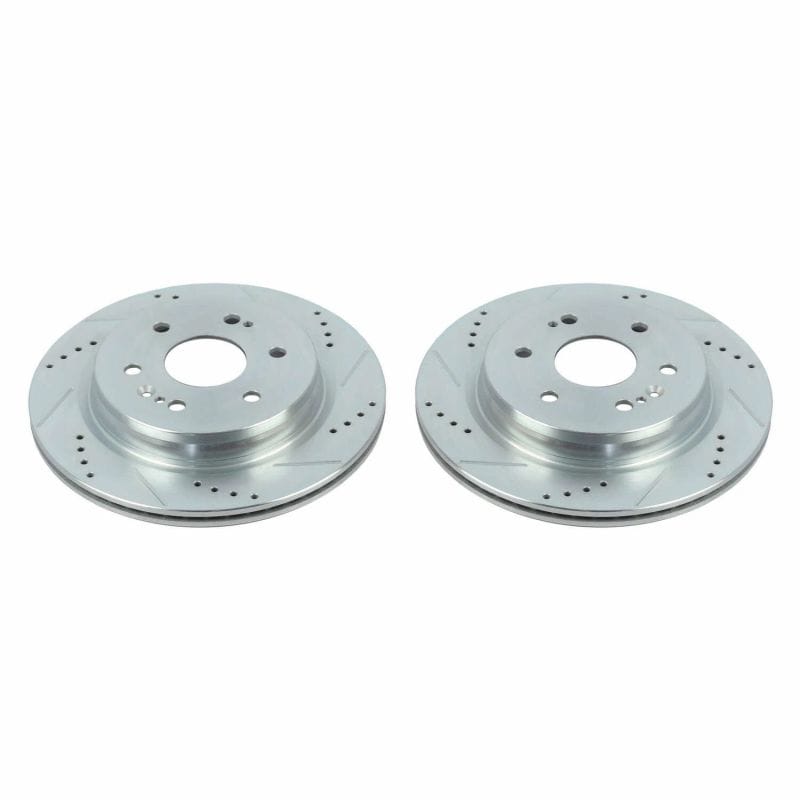 PowerStop — PowerStop Evolution Performance Drilled, Slotted & Plated Brake Rotor Pair