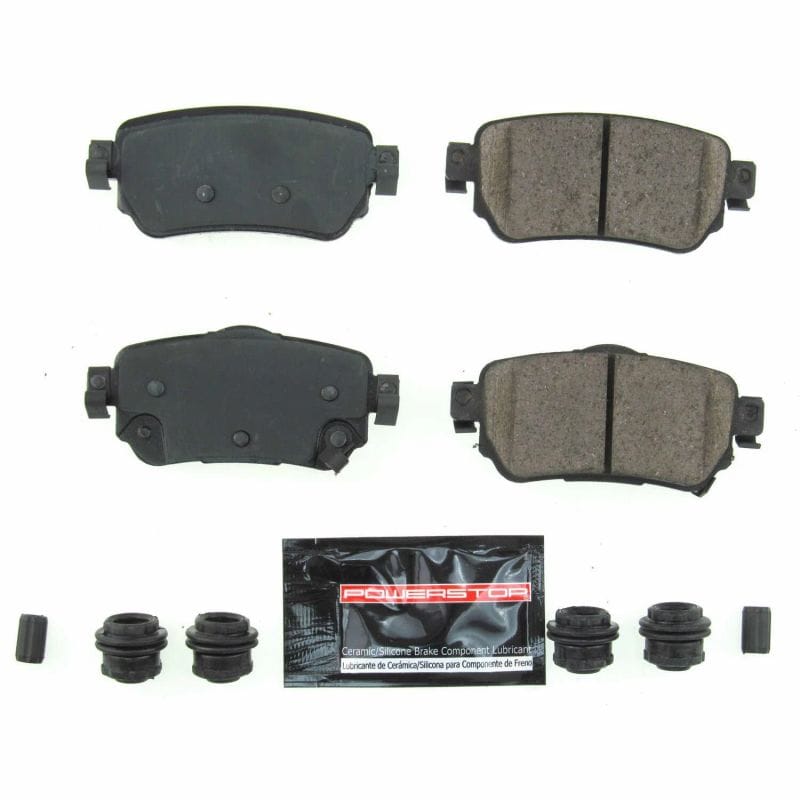 PowerStop — PowerStop - Z23 Daily Driver Carbon-Fiber Ceramic Brake Pads with Hardware Kit