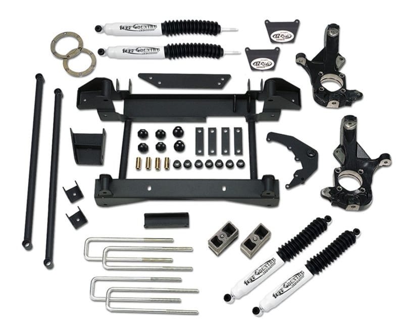 Tuff Country — 2001-2006 Chevy Silverado 3500 4x4-4in. Lift Kit (w/1-piece sub frame) by (No Sh