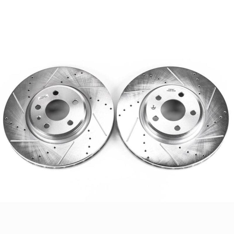 PowerStop — PowerStop Evolution Performance Drilled, Slotted & Plated Brake Rotor Pair