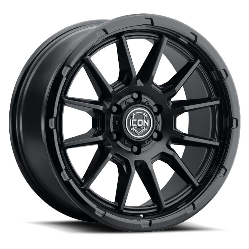 ICON — ICON ALLOYS CAJON DBL BLACK - 20 X 9 / 6 X 135 / 16MM / 5.625" BS