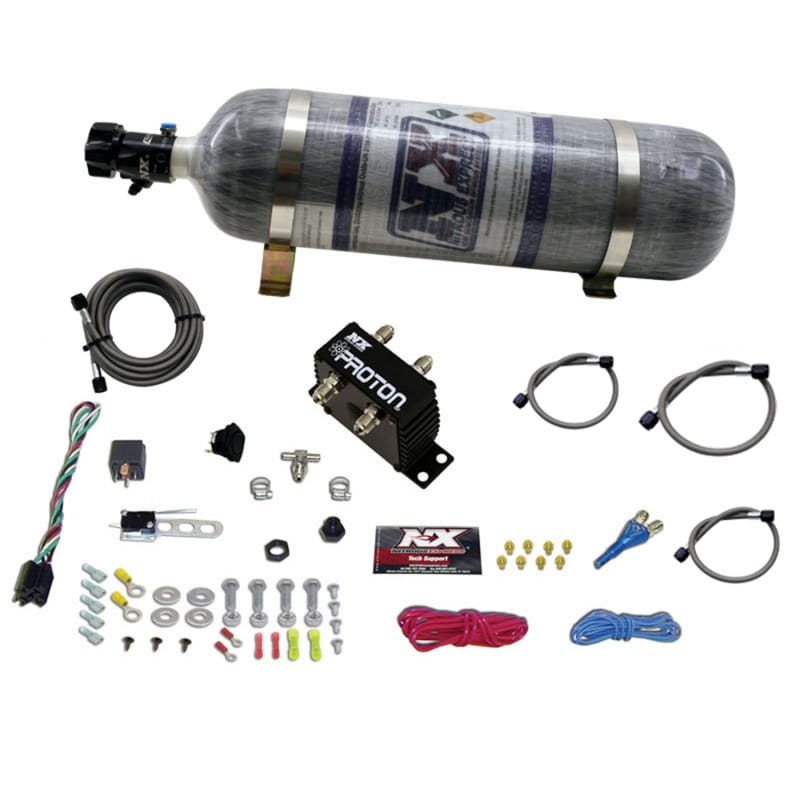 Nitrous Express — PROTON PLUS NITROUS SYSTEM W/ 12LB BOTTLE
Nitrous Oxide Injection System Kit