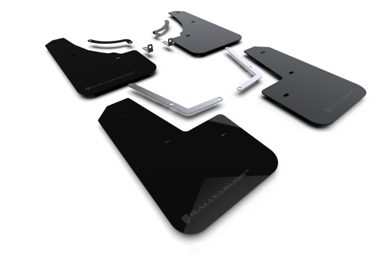 Rally Armor — Black Mud Flap/Grey Logo