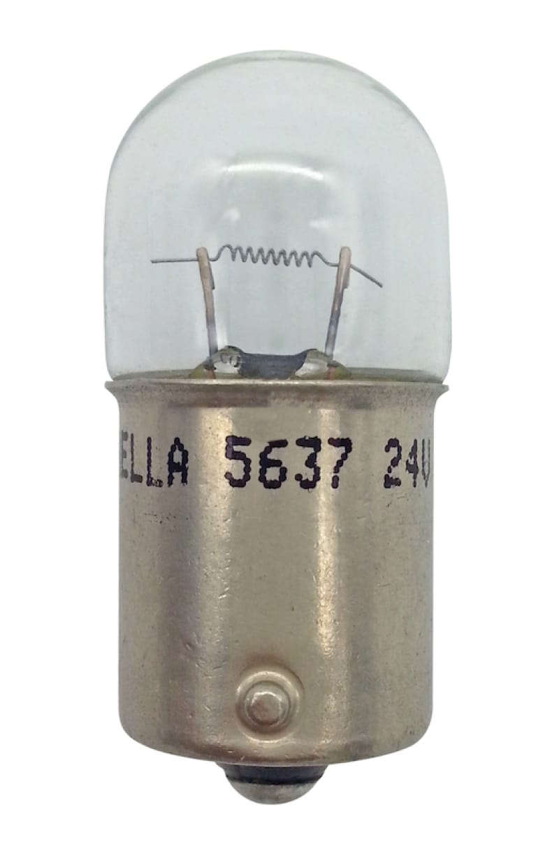 Hella — Hella Bulb 5637 24V 10W BA15s B6
5637 Incan Bulb
