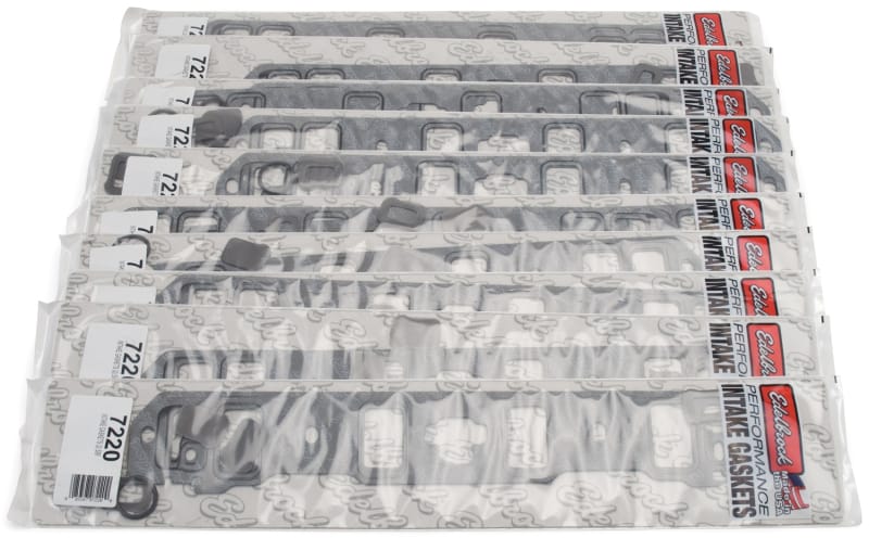 Edelbrock — Intake Manifold Gaskets for 1963-1996 Small-Block Fords - 10 Pack
Intake Manifold Gasket Set