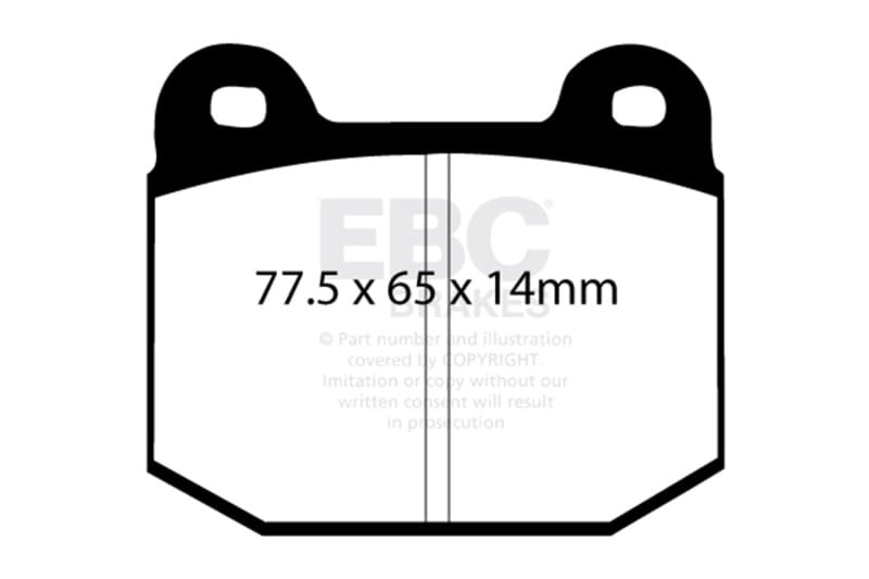 EBC — Redstuff Ceramic Low Dust Brake Pads