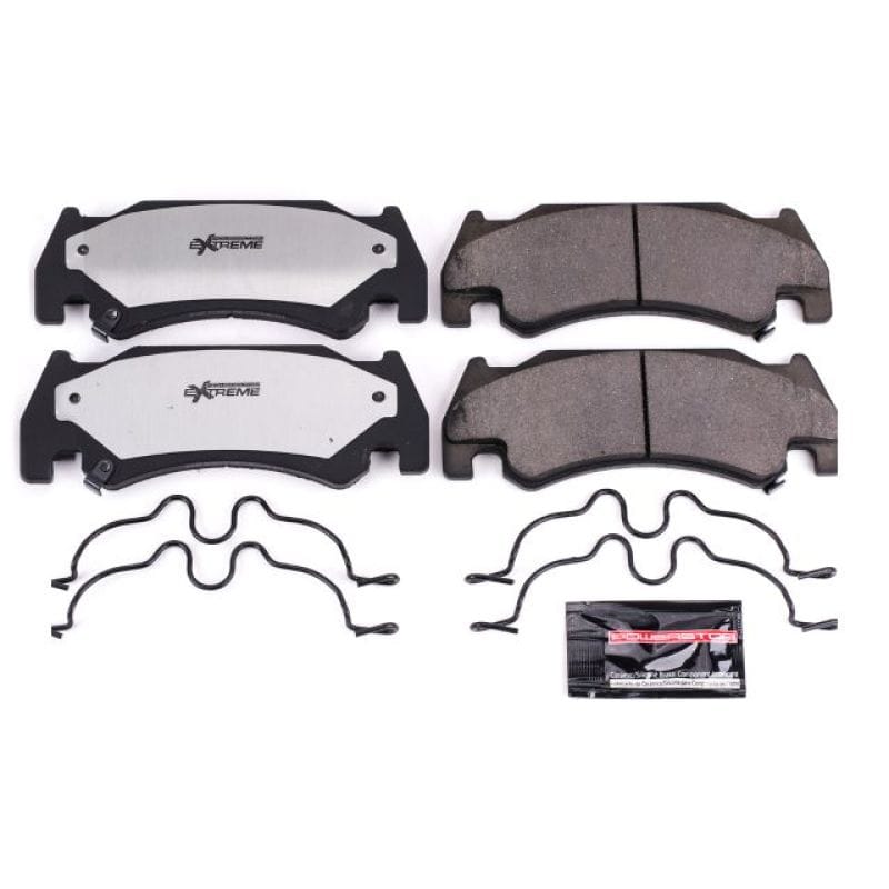 PowerStop — PowerStop - Z36 Truck and SUV Carbon-Fiber Ceramic Brake Pads with Hardware Kit