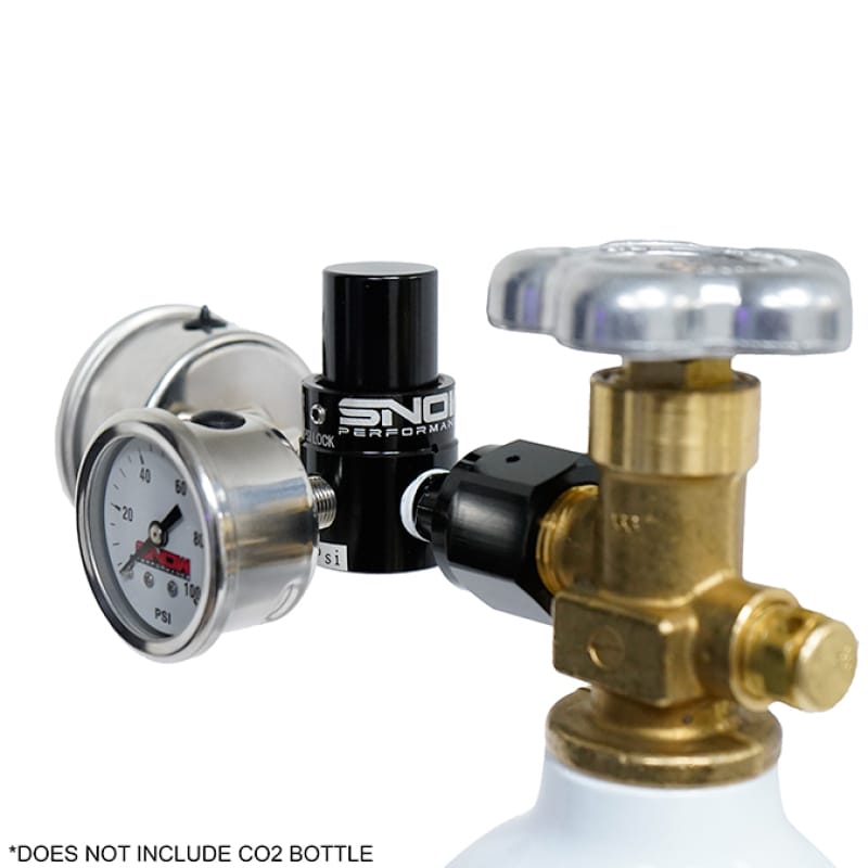 Snow Performance — Snow Performance Billet Fixed (100PSI) CO2 Regulator w/Gauges
CO2 Regulator