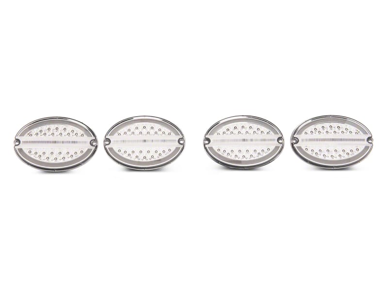 Raxiom — Raxiom 97-04 Chevrolet Corvette C5 Axial Series LED Tail Lights- Chrome Housing (Clear Lens)
Lights