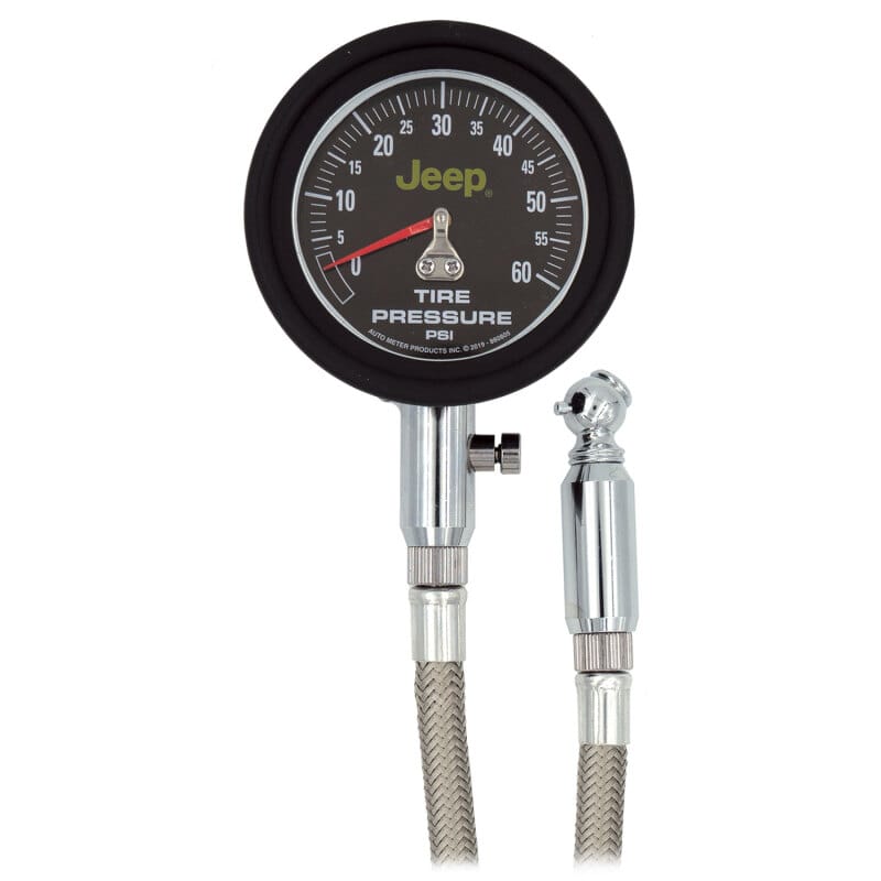 AutoMeter — GAUGE, TIRE PRESSURE, 0-60PSI, JEEP, ANALOG
