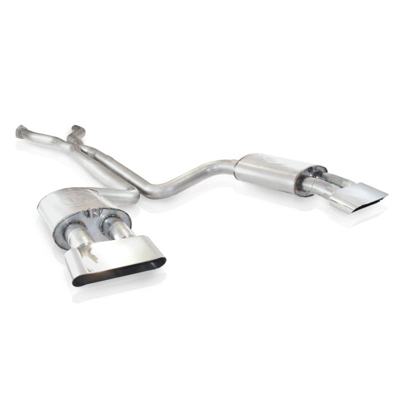 Stainless Works — Stainless Works Catback Dual Turbo Chambered Mufflers Factory Connect