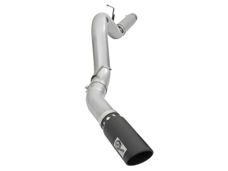 aFe — ATLAS 5 IN Aluminized Steel DPF-Back Exhaust System w/Black Tip