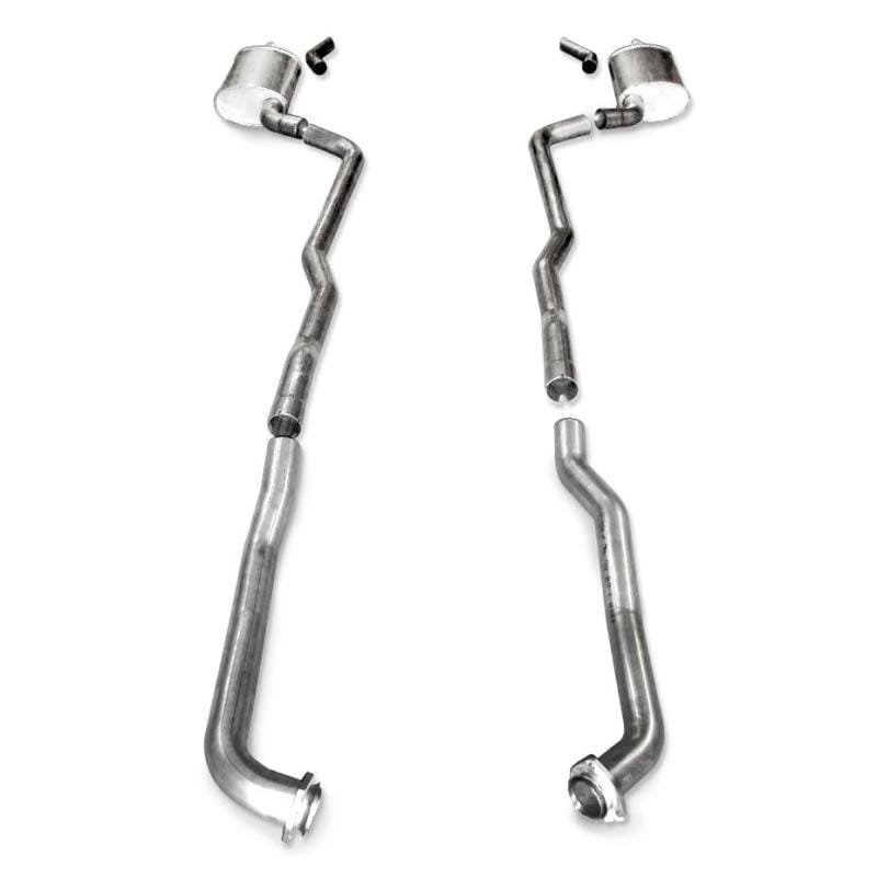 Stainless Works — Stainless Works BBC Catback Dual Chambered Mufflers Manual Trans Factory Connect