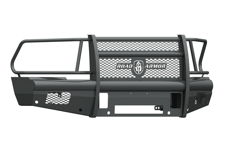Road Armor — Road Armor 10-18 Dodge 2500 Vaquero Front Bumper Full Guard - Tex Blk