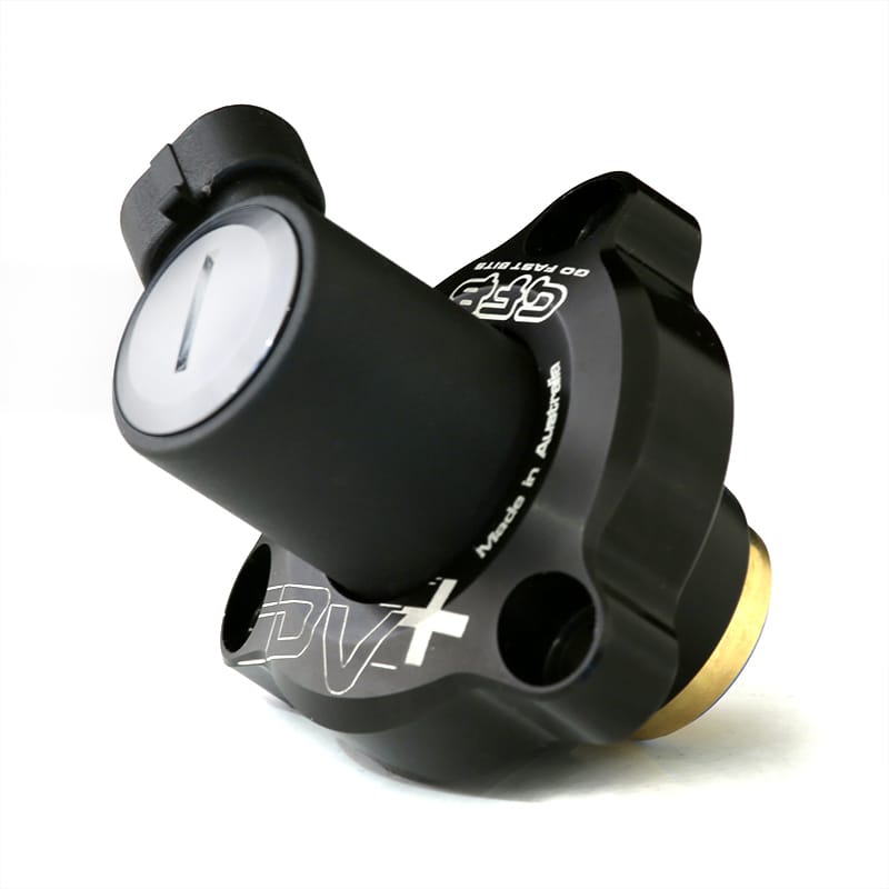 Go Fast Bits — Like all valves in the DV+ family, the T9381 offers significant benefits over factory-fitted electronic diverter valves – sharper throttle response, faster boost recovery on gearshift or brief throttle lifts, improved boost holding, and unrivalled longevity.
Where the T9381 differs from the T9351 DV+ is that it includes a low-profile integrated solenoid, rather than disassembling the factory diverter valve and re-using the solenoid. 
This means the T9381 can be used to replace the factory dive
DV+ Performance Diverter Valve, Faster, Stronger, Simpler, Better