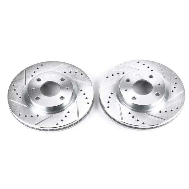 PowerStop — PowerStop Evolution Performance Drilled, Slotted & Plated Brake Rotor Pair