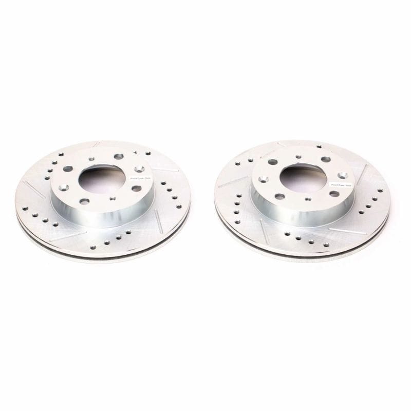 PowerStop — PowerStop Evolution Performance Drilled, Slotted & Plated Brake Rotor Pair