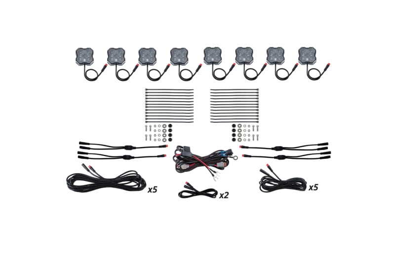 Diode Dynamics — Diode Dynamics RGBW Rock Light Installer Kit (8-pack)
