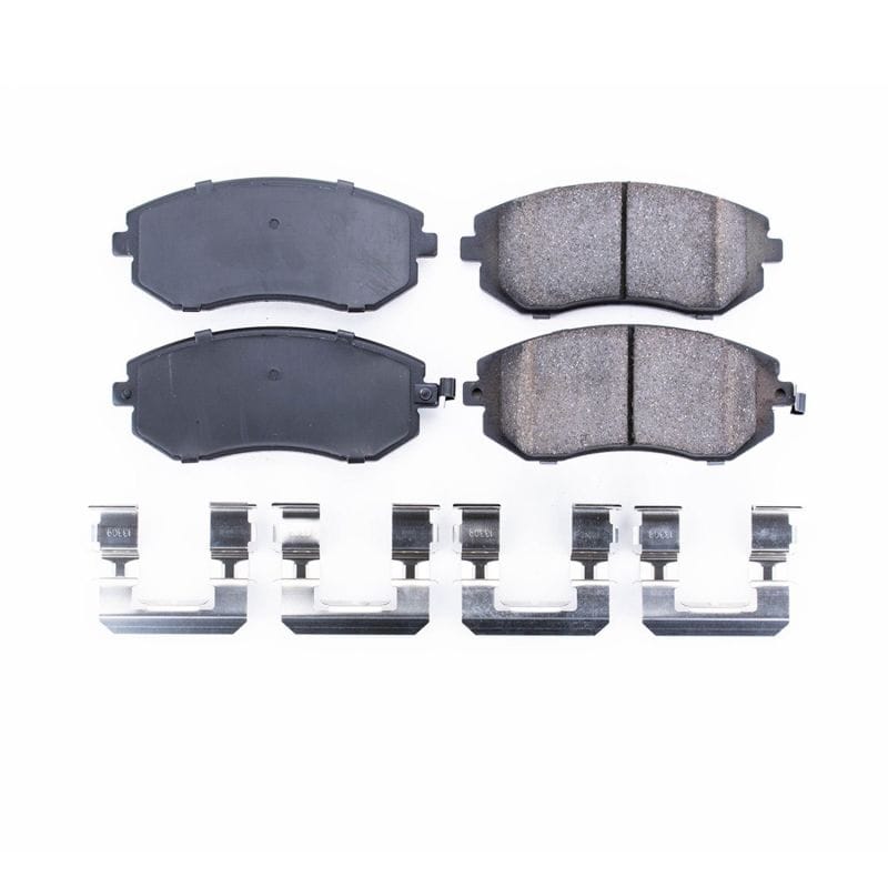 PowerStop — PowerStop - Z17 Low-Dust Ceramic Brake Pads with Hardware