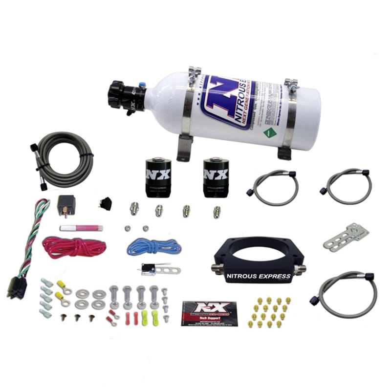 Nitrous Express — LS 102mm PLATE SYSTEM (50-400HP) W/ 5LB BOTTLE
Nitrous Oxide Injection System Kit