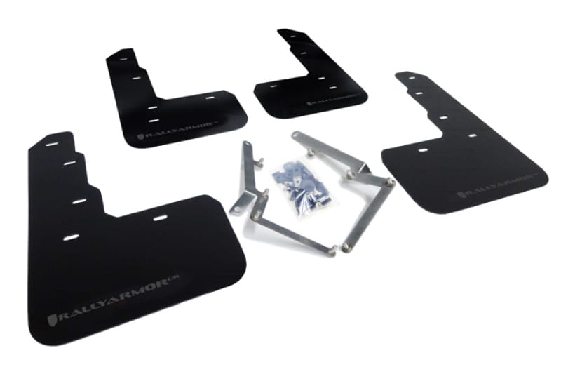 Rally Armor — Black Mud Flap/Dark Grey Logo
