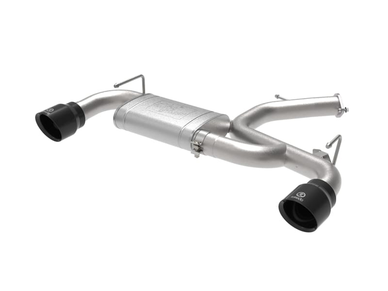 aFe — Takeda 3 IN 304 Stainless Steel Axle-Back Exhaust System w/ Black Tips