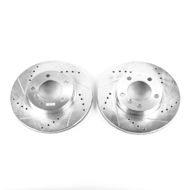PowerStop — PowerStop Evolution Performance Drilled, Slotted & Plated Brake Rotor Pair