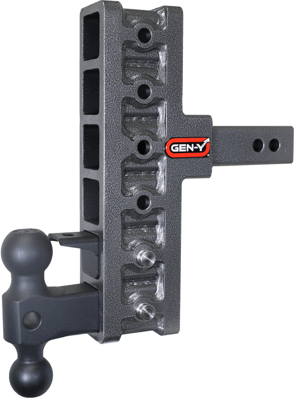 GEN-Y Hitch — Gen-Y Mega Duty 2in Shank 7.5in Offset Drop 10K Hitch w/GH-031 Dual-Ball/GH-032 Pintle Lock
Drop Hitch