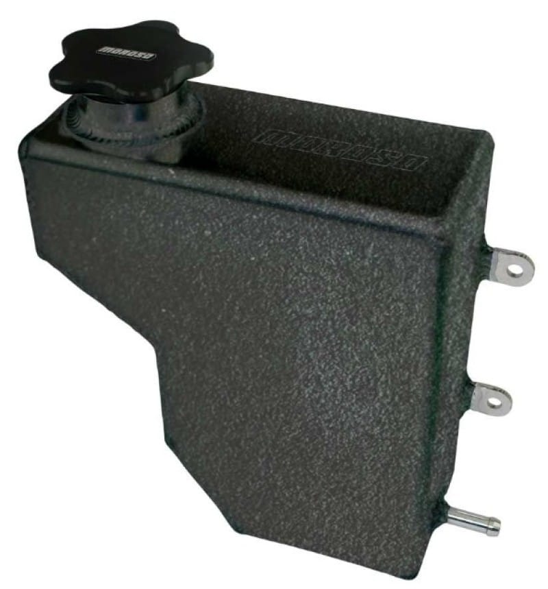 Moroso — Moroso 16-Up Polaris RZR Coolant Tank - Black Powder Coat