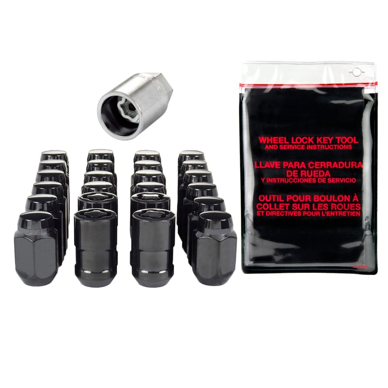 McGard — Cone Seat Exposed Style Wheel Installation Kit-Black