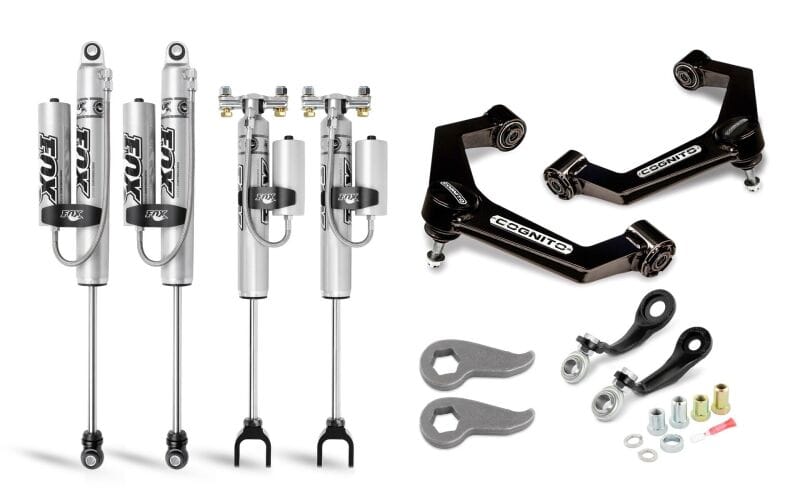Cognito — Cognito 3" Premier Leveling Kit w/ Fox 2.0 Reservoir 2020 GM 2500HD/3500HD Truck