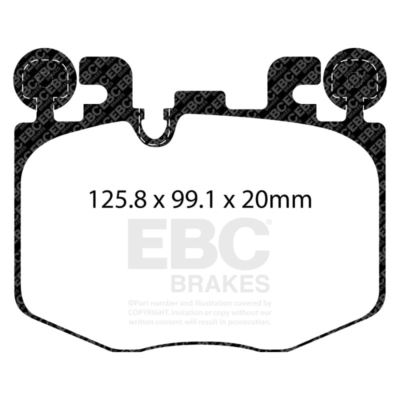 EBC — Redstuff Ceramic Low Dust Brake Pads