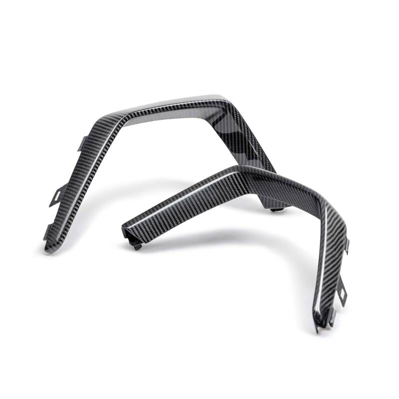Anderson Composites — Anderson Composites 22-24 Cadillac CT5 Black Wing Type-OE Carbon Fiber Lower Grille Bezel