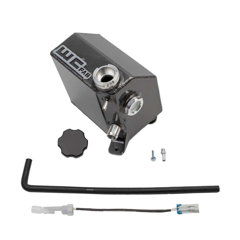 Wehrli — Coolant Tank, OEM Placement, for 17-19 Duramax L5P, WCFab Grey