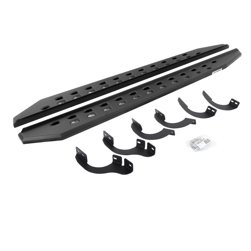 Go Rhino — RB20 Slim Line Running Boards with Mounting Brackets Kit
